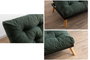 Atelier Del Sofa Saki Sofá cama de 3 plazas Verde